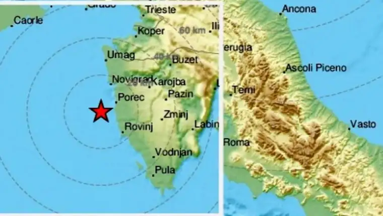 zemljotres istra