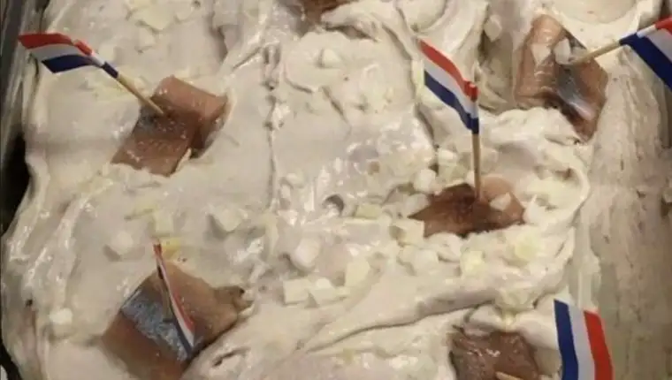 Herring ice cream