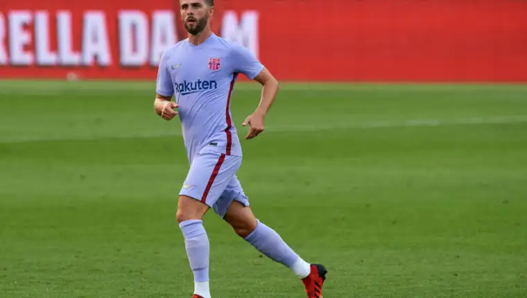 FC Barcelona, Barca v Girona FC - Friendly Match Miralem Pjanic of Barcelona during the pre-season friendly match betwe