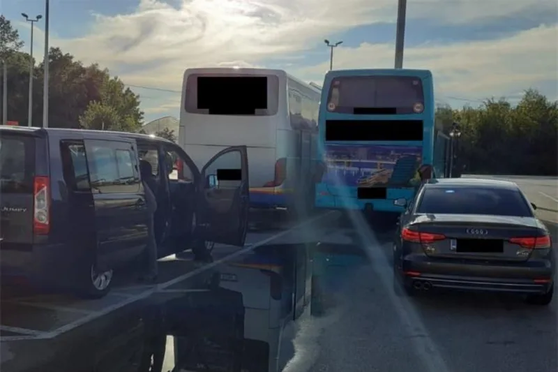 kazna autobusi