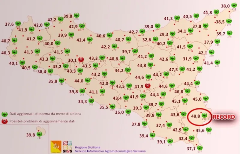 sicilija temp