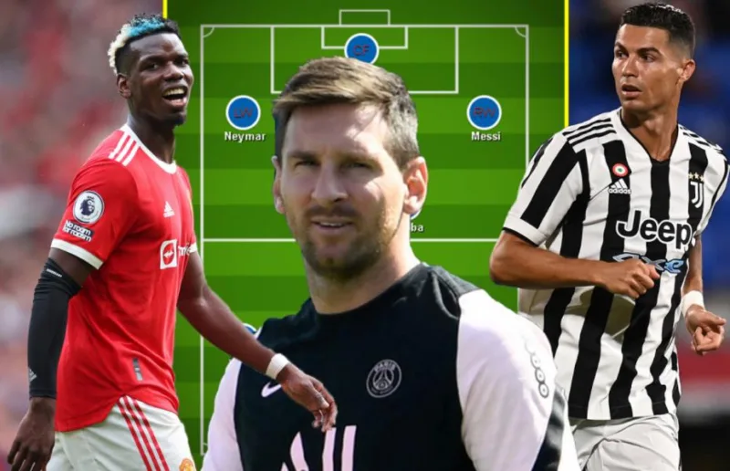 rona pogba messi