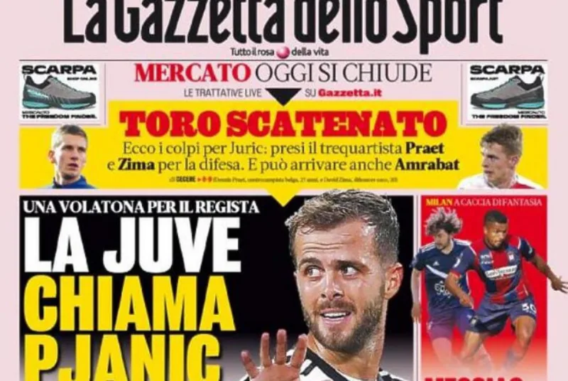 pjanic gazzeta