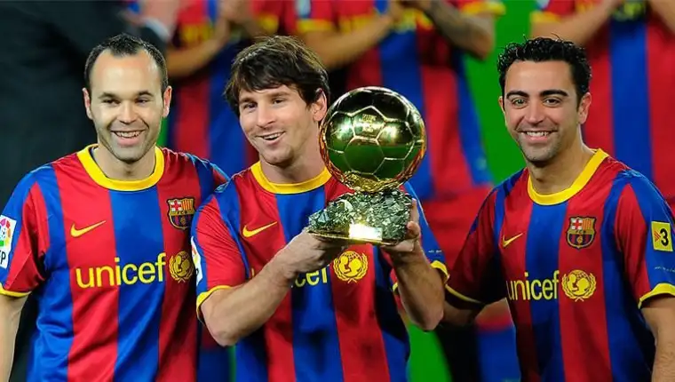 xavi messi