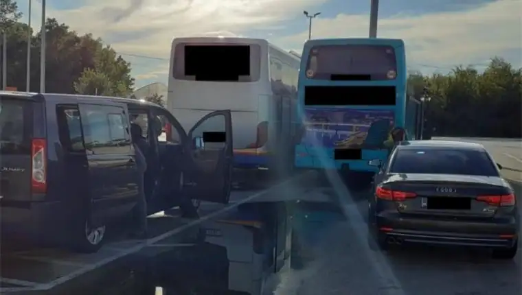 kazna autobusi