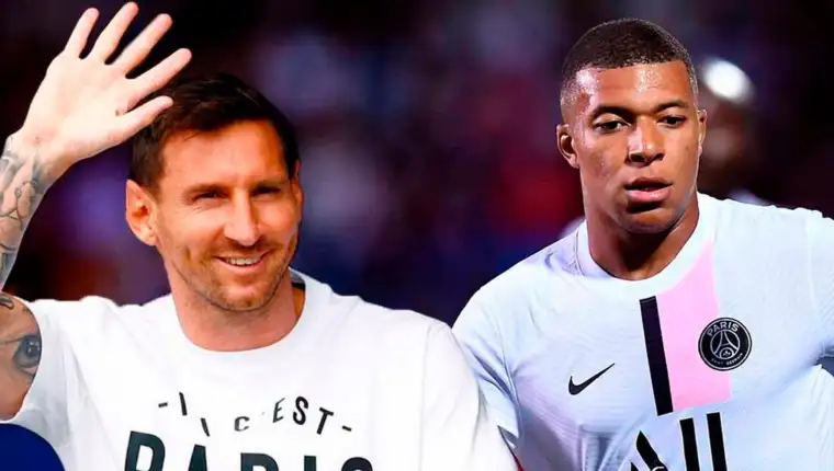 messi mbappe