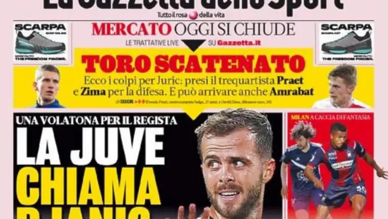 pjanic gazzeta