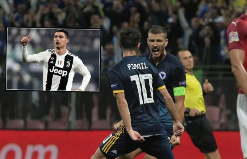 dzeko ronaldo