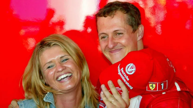 Karriererückblick Schumacher - Michael mit Ehefrau Corinna