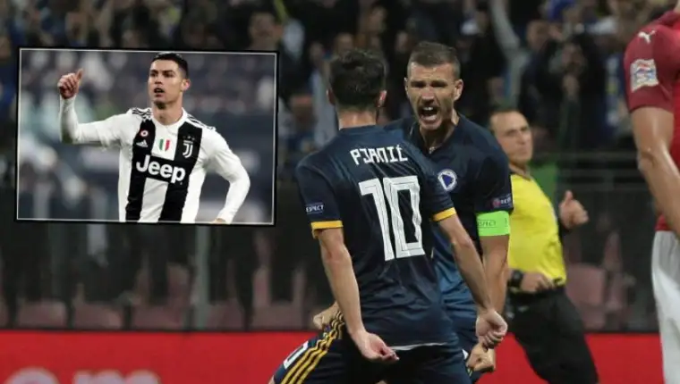 dzeko ronaldo