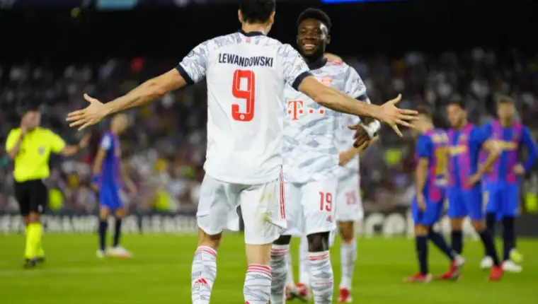 lewandowski davies bayern