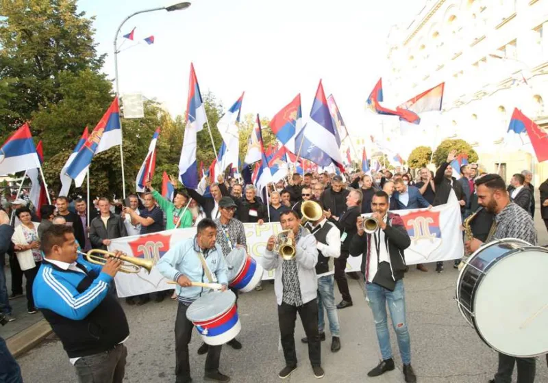 trubaci protest