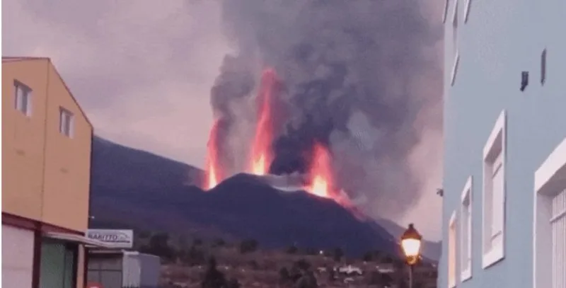 erupcija vulkana