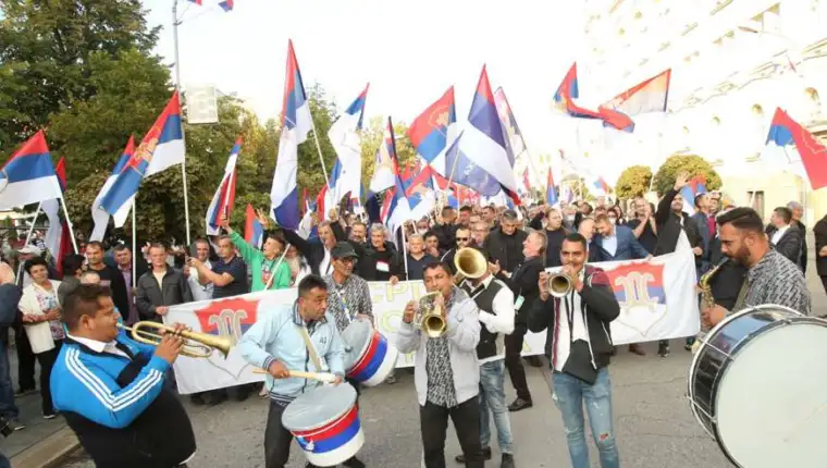 trubaci protest