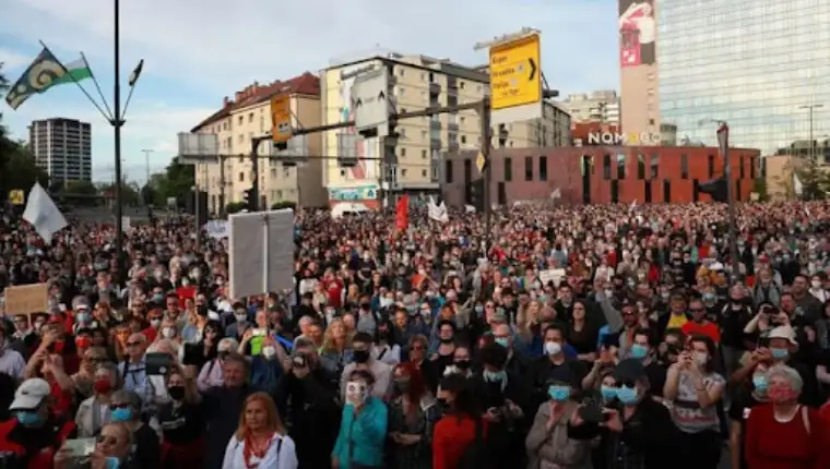 protesti u ljubljani