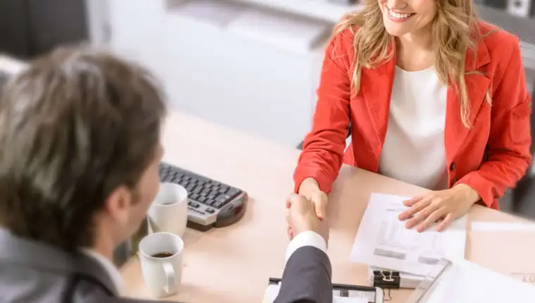 Male,And,Female,Business,People,Shaking,Hands