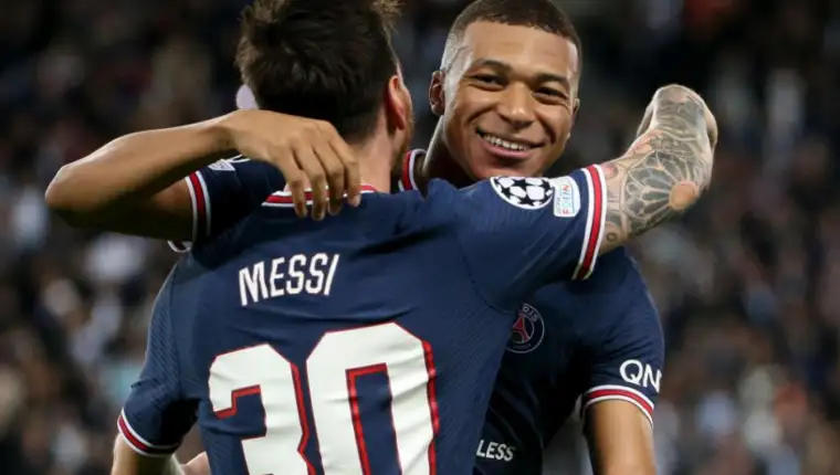 messi mbappe