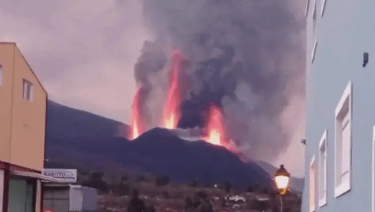 erupcija vulkana
