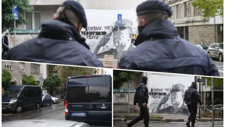 mladic mural policija