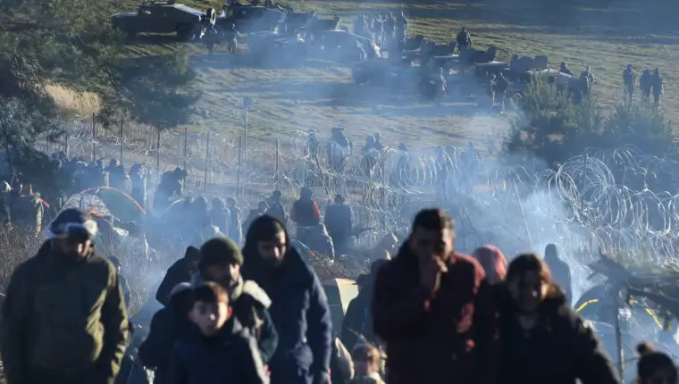 Belarus Poland Border Refugees