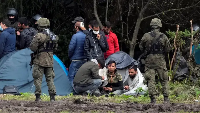 bjelorusija migranti