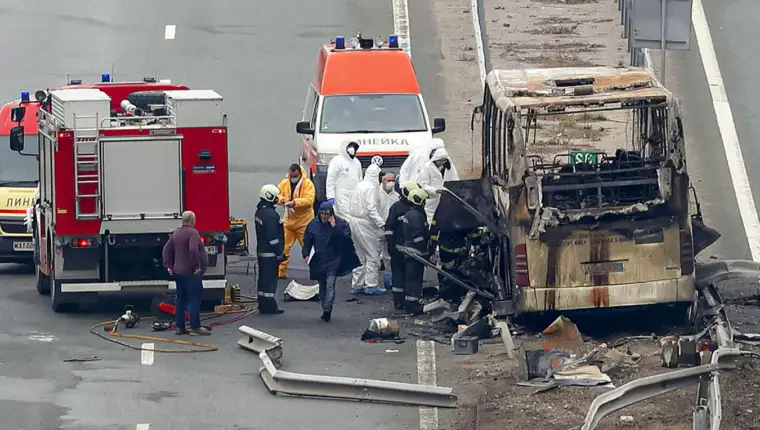 bus-crashes-catches-fire-in-bulgaria-at-least-45-dead