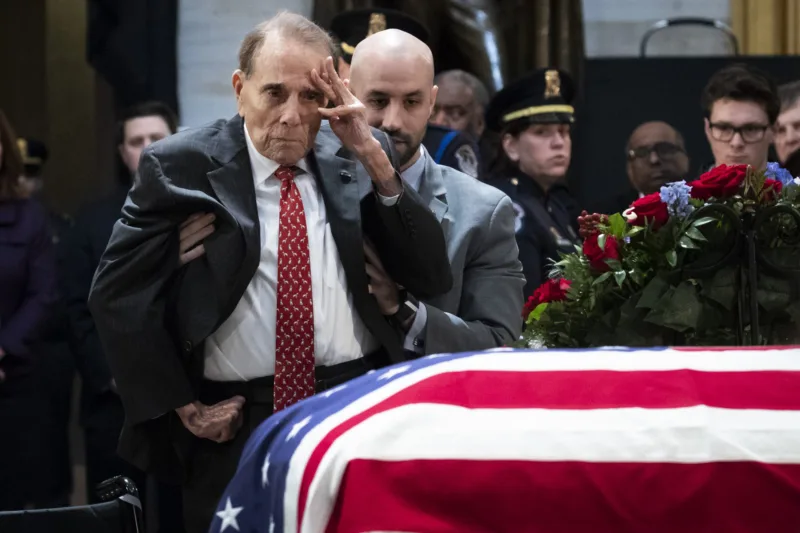 Image: Washington DC In Mourning For Late President George H.W. Bush