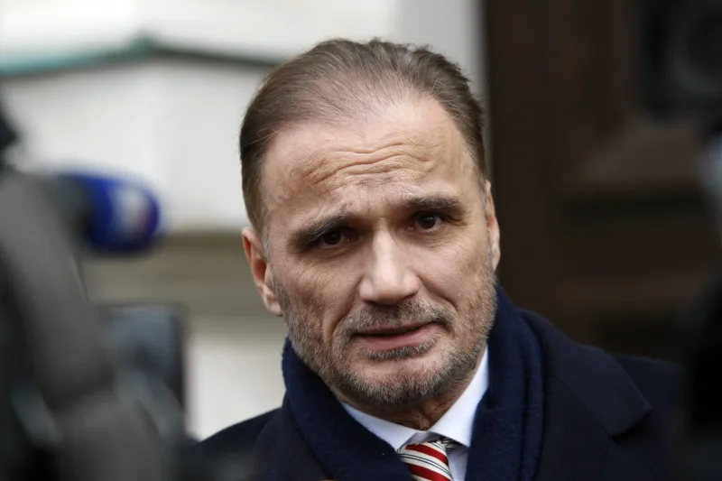 Zagreb, 05.02.2014 - Anto Nobilo daje izjave pred Zupanijskim sudom