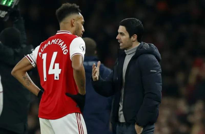 arteta aubameyang