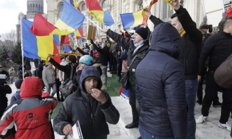 protesti rumunija