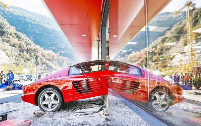 ferrari nesreca