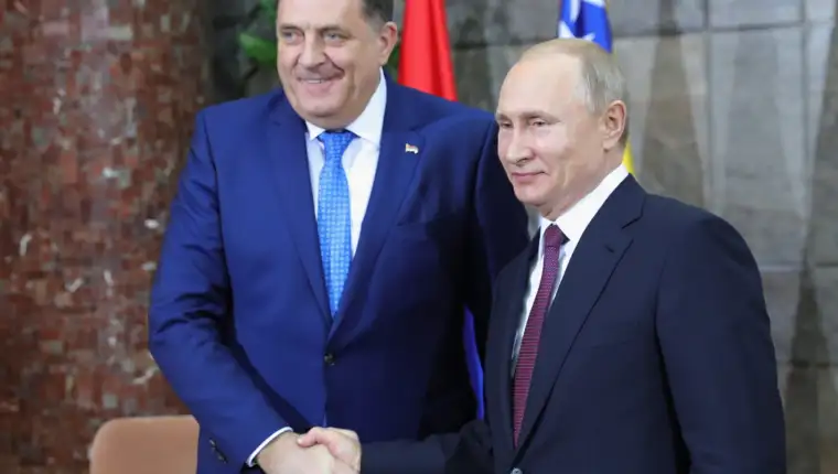Russian President Vladimir Putin visits Serbia