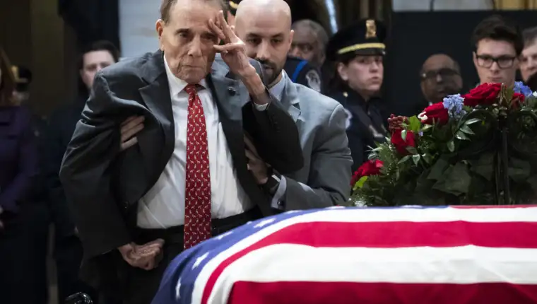 Image: Washington DC In Mourning For Late President George H.W. Bush