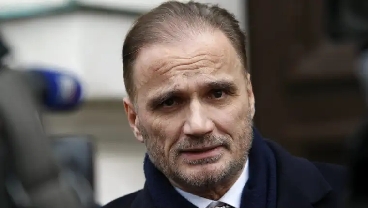 Zagreb, 05.02.2014 - Anto Nobilo daje izjave pred Zupanijskim sudom
