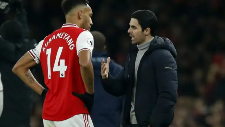 arteta aubameyang