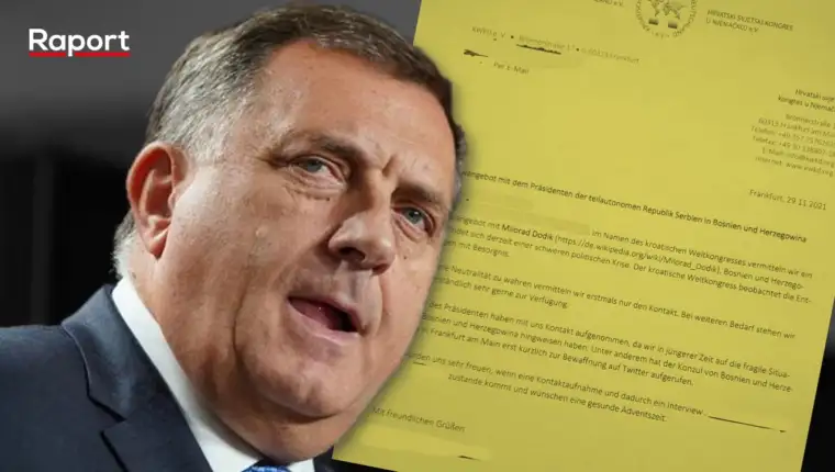 dodik pismo njemacki mediji