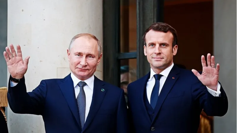 putin i macron