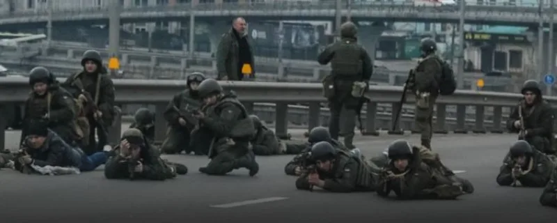 kijev vojska na ulici