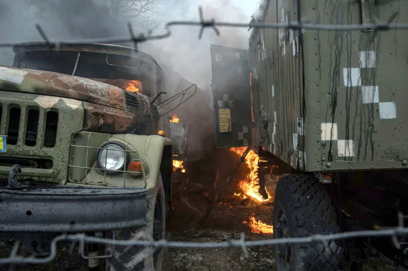 Tensions, Mariupol, Ukraine - 24 Feb 2022