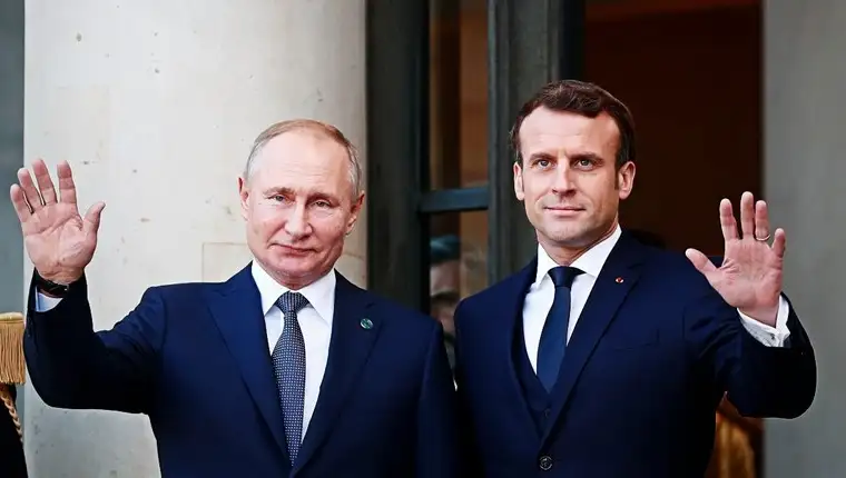 putin i macron