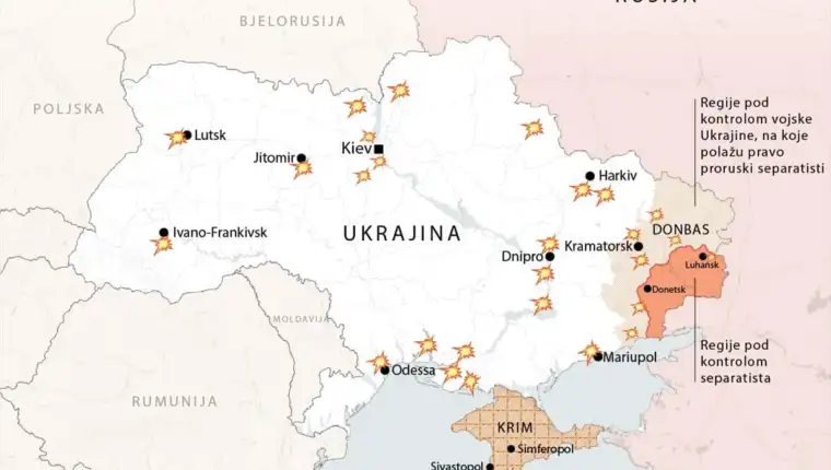 grafika bombardovanje ukrajina