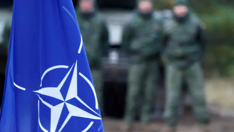 FILE PHOTO: NATO eFP battle group military exercise Silver Arrow in Adazi