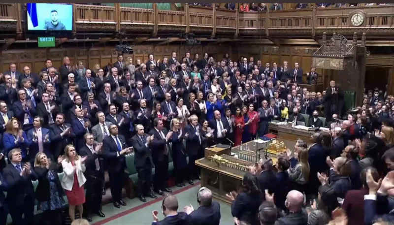 zelenskij brit parlament