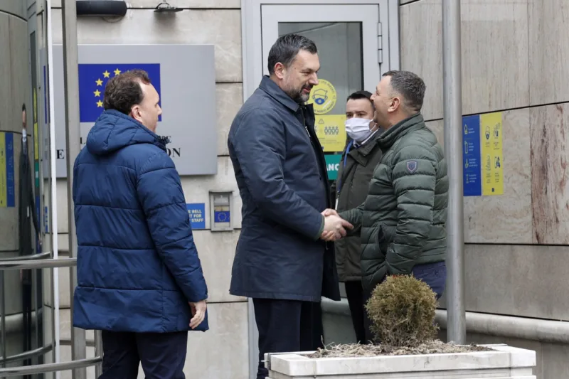 Dolazak na pregovore u Delegaciju EU u Sarajevu