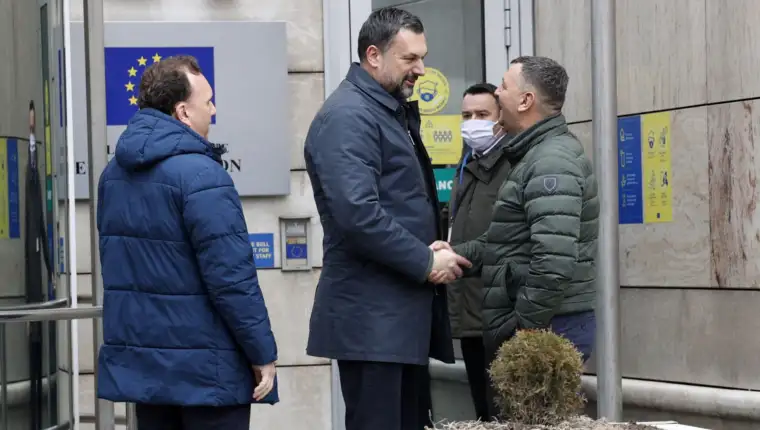 Dolazak na pregovore u Delegaciju EU u Sarajevu