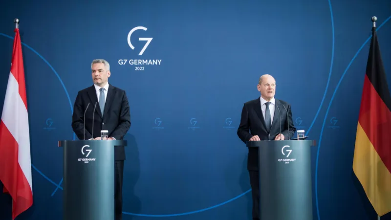 GERMANY-AUSTRIA-POLITICS-DIPLOMACY