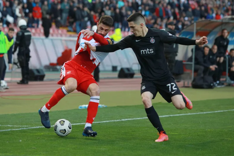 Utakmica Superlige Srbije: Crvena zvezda - Partizan