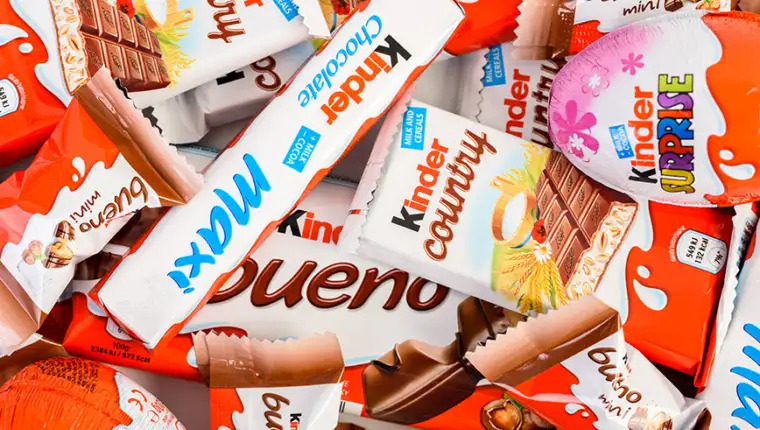 kinder cokolada