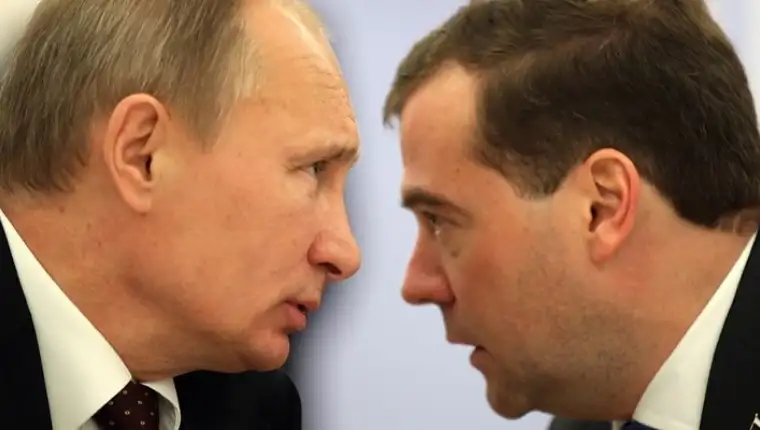 medvedev i putin