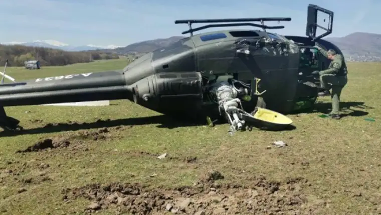 helikopter os bih prevrnut